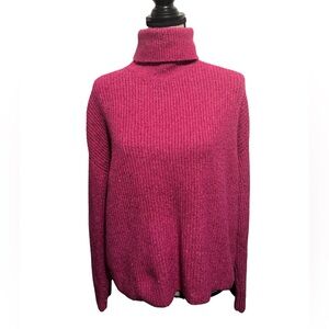NWT Jessica Simpson Pink Cowl Neck Sweater sz Large